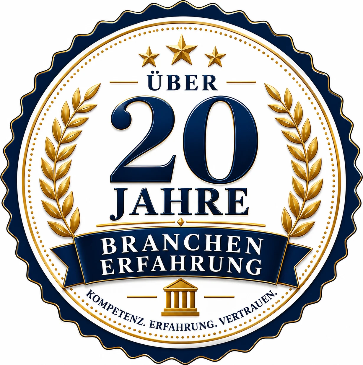 Über 20 Jahre Branchenerfahrung – Kompetenzsiegel