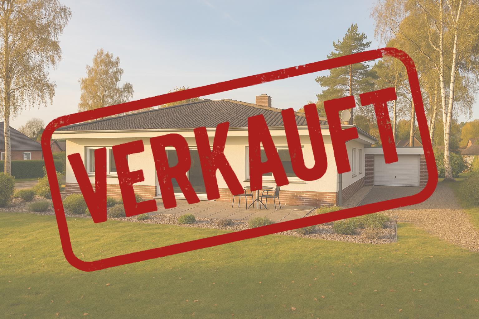 Verkauft: Gut erhaltener Bungalow in ruhiger Lage mit 4 Zimmern in Fredenbeck. Ideal für sofortige Nutzung und Freizeitgestaltung im Außenbereich.
